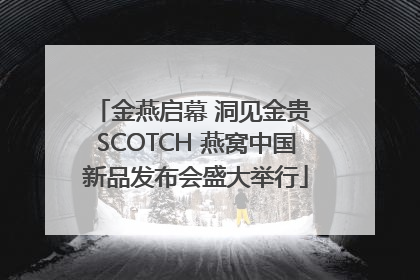 金燕启幕 洞见金贵 SCOTCH 燕窝中国新品发布会盛大举行