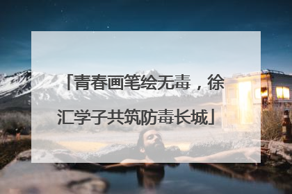 青春画笔绘无毒，徐汇学子共筑防毒长城