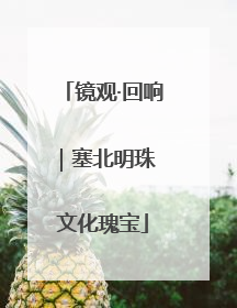镜观·回响｜塞北明珠 文化瑰宝