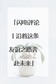 闪电评论丨沿着这条友谊之路奔赴未来