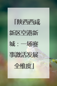 陕西西咸新区空港新城：一场赛事激活发展全维度