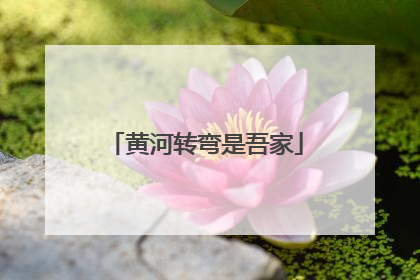 黄河转弯是吾家
