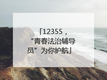 12355，“青春法治辅导员”为你护航