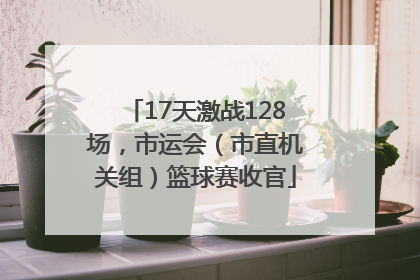 17天激战128场，市运会（市直机关组）篮球赛收官