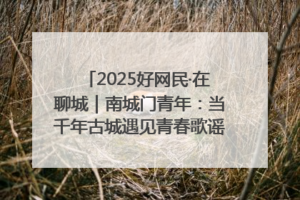 2025好网民·在聊城｜南城门青年：当千年古城遇见青春歌谣 一湖碧水见证的“聊城式浪漫”