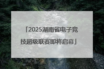 2025湖南省电子竞技超级联赛即将启幕